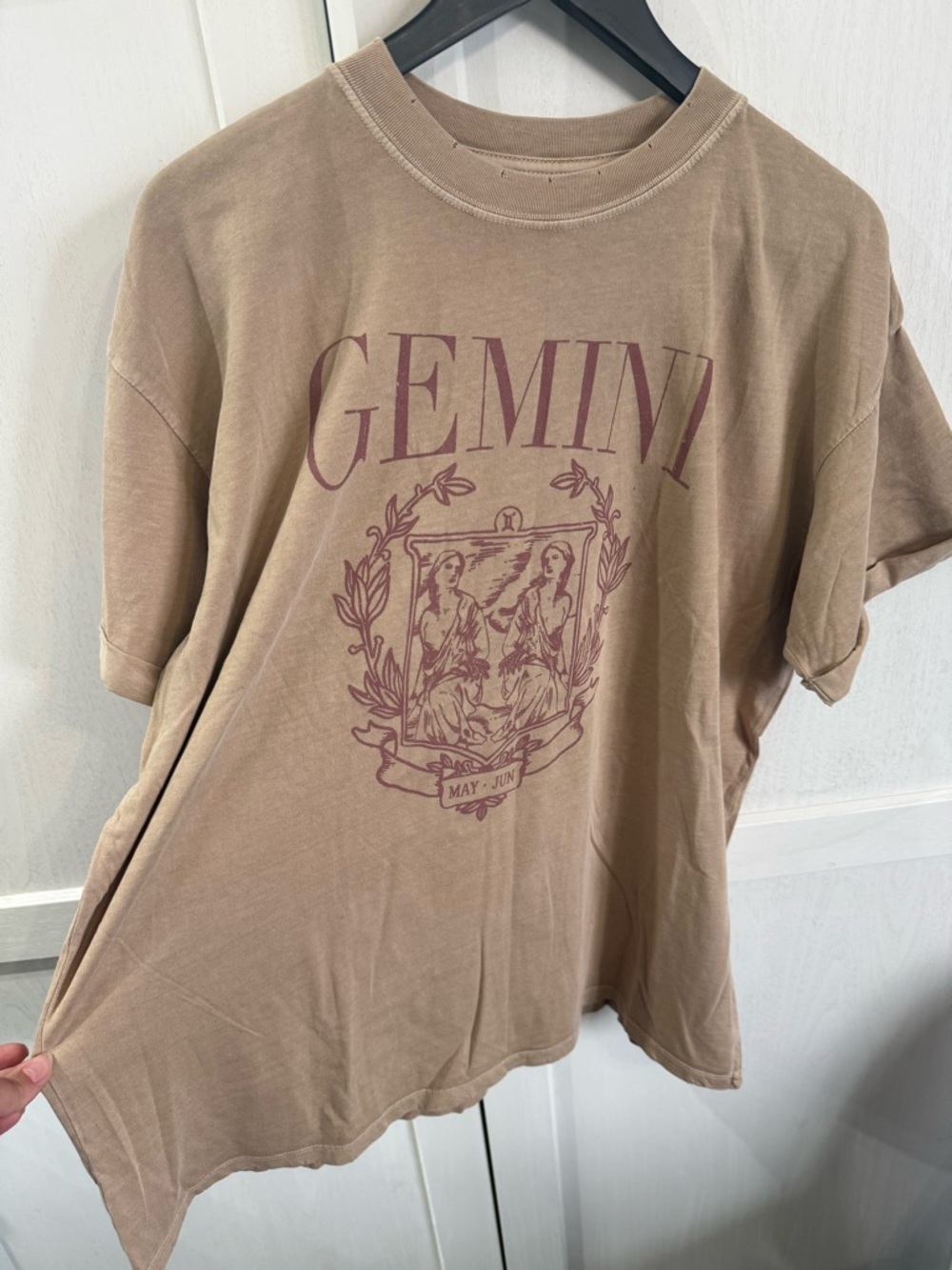 Gemini Graphic Short Sleeve Tee - Taupe